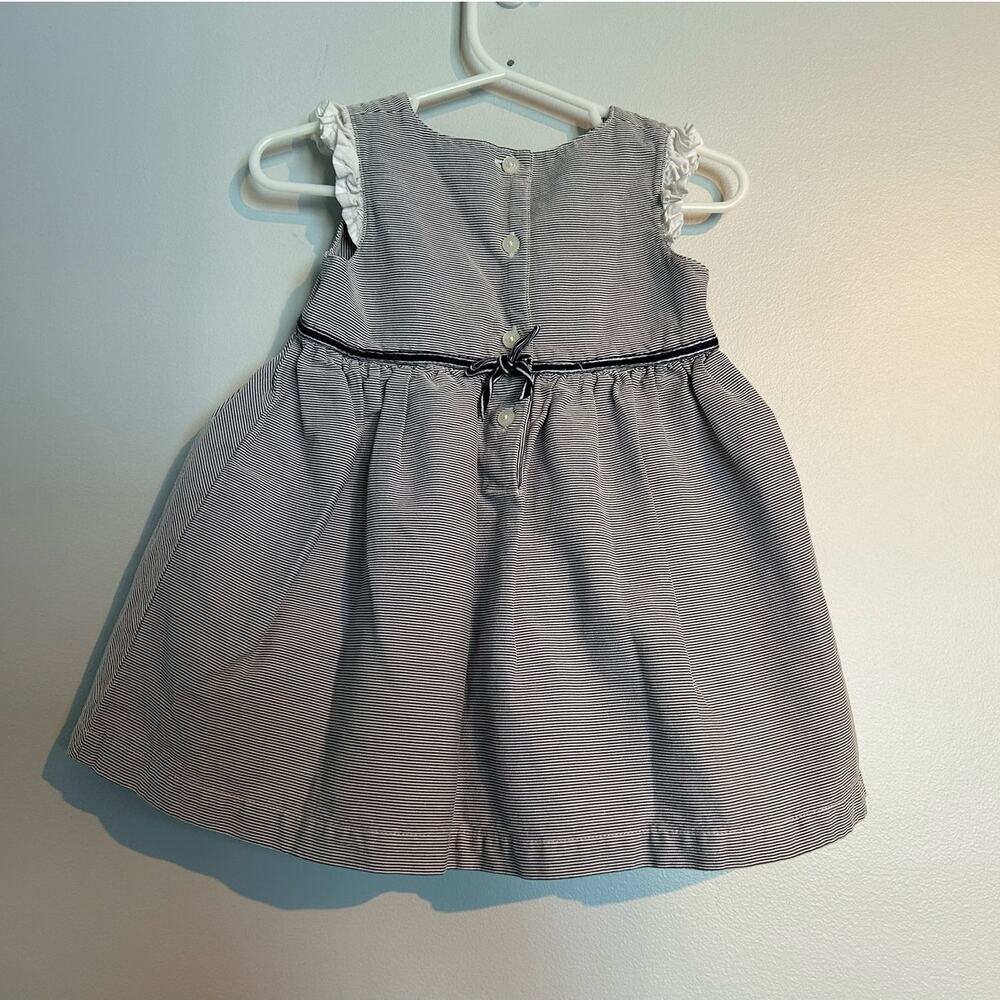 Baby GAP Navy & White Party Dress – Baby Girl 6–12 Months - Picture 6 of 7